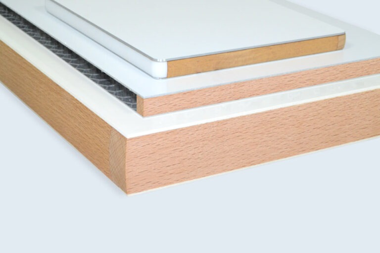 Honeycomb panel solution for technical furniture