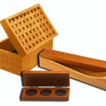 Étuis, écrins et coffrets en bois. Étuis, écrins et coffrets en bois.