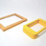 Cadre en bois verni pour iPad et cadre MDF laqué. Cadre en bois verni pour iPad et cadre MDF laqué.