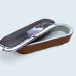 Fût MDF pour plumier, usiné dans la masse (après gainage). Fût MDF pour plumier, usiné dans la masse (après gainage).