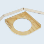 Support de ballon en CP hêtre, réalisation de la ceinture en folding. Support de ballon en CP hêtre, réalisation de la ceinture en folding.