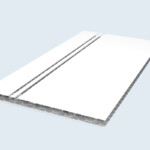 Panneaux nid d'abeilles aluminium, usinage rainures sur face et chants. Panneaux nid d'abeilles aluminium, usinage rainures sur face et chants.