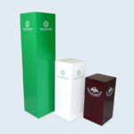 Podiums (PLV), réalisation folding bois. Podiums (PLV), réalisation folding bois.