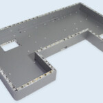 Coffret technique en nid d'abeilles aluminium – Assemblage par pliage-collage