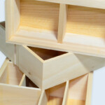 Marché du luxe. Fûts en attente de gainage