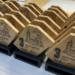 Marquage d'objets en bois