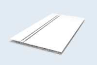 Panneaux nid d'abeilles aluminium, usinage rainures sur face et chants.