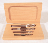 Écrin sur mesure pour forets, mèches, tarauds, alésoirs et autres petits outils.