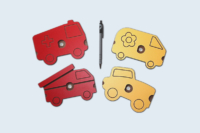Petites pièces usinées en compact HPL.