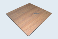 Plateau en compact HPL pour tables terrasses-jardin et CHR.